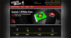 Desktop Screenshot of elcuartooscuro.net
